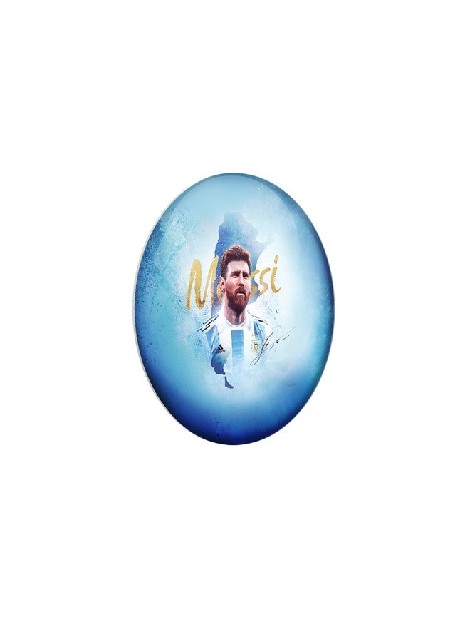 AVI Pin Badges Multi with Argentina Football Player Lionel Messi Design 6cm R8000031 - Image 1